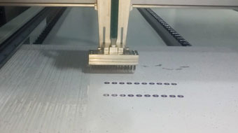 移門水晶封釉機自測滴膠視頻演示